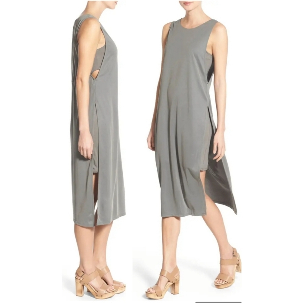 Willow & Clay layered Sueded jersey dress